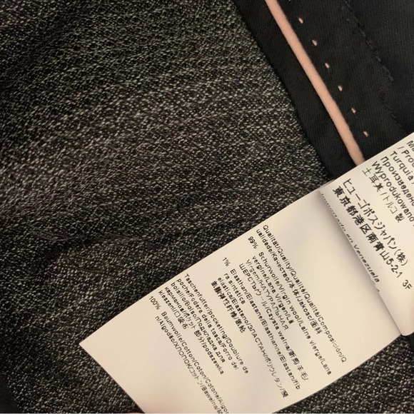 Hugo Boss Gray Tweed Cropped Pants - Picture 7 of 16